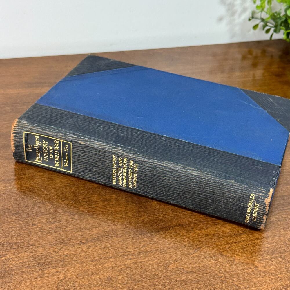 The Literary Digest History of the World War Francis Whiting Halsey 1920 Vol VI
